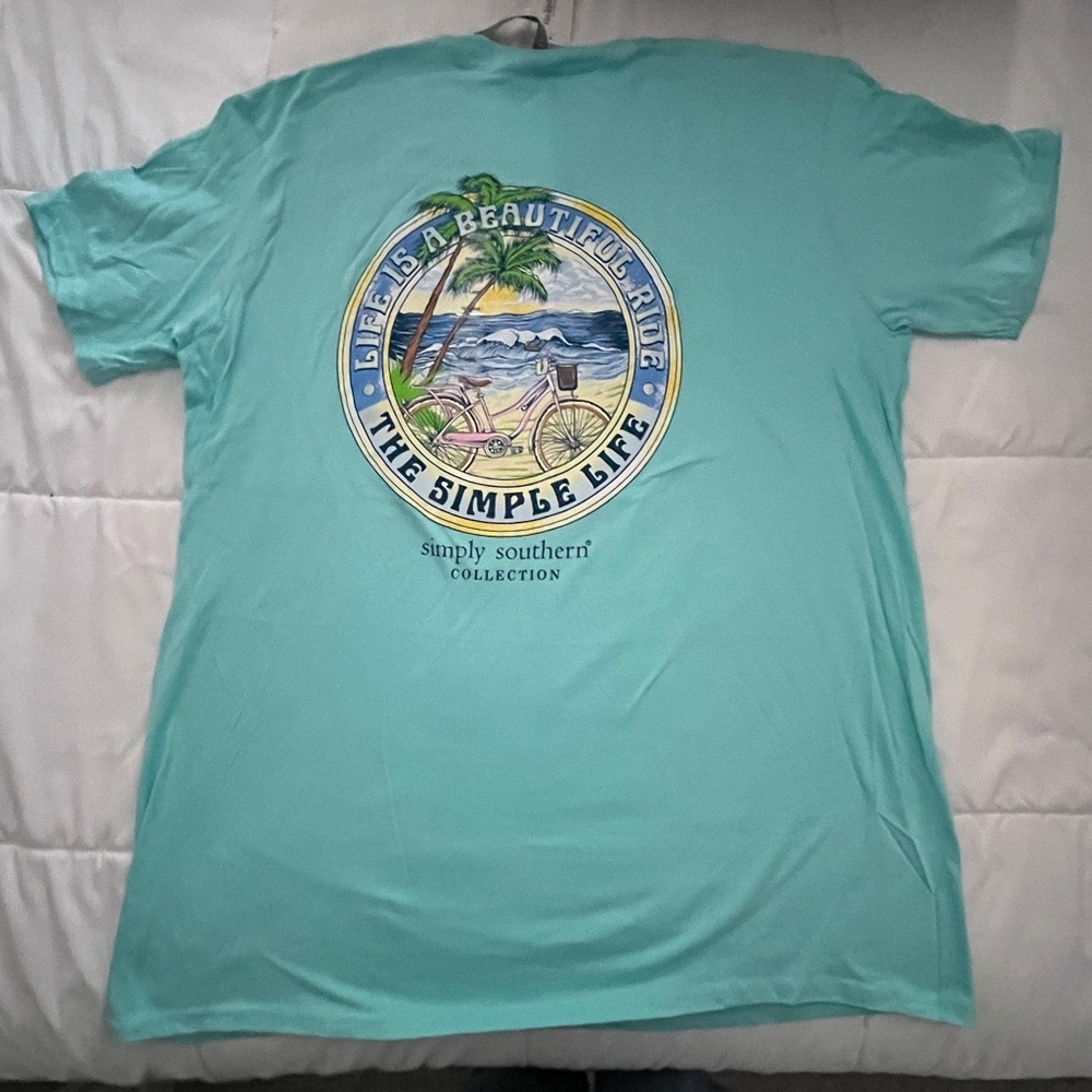 Simply Southern “Life Is A Beautiful Ride” Tee. Size XXLarge